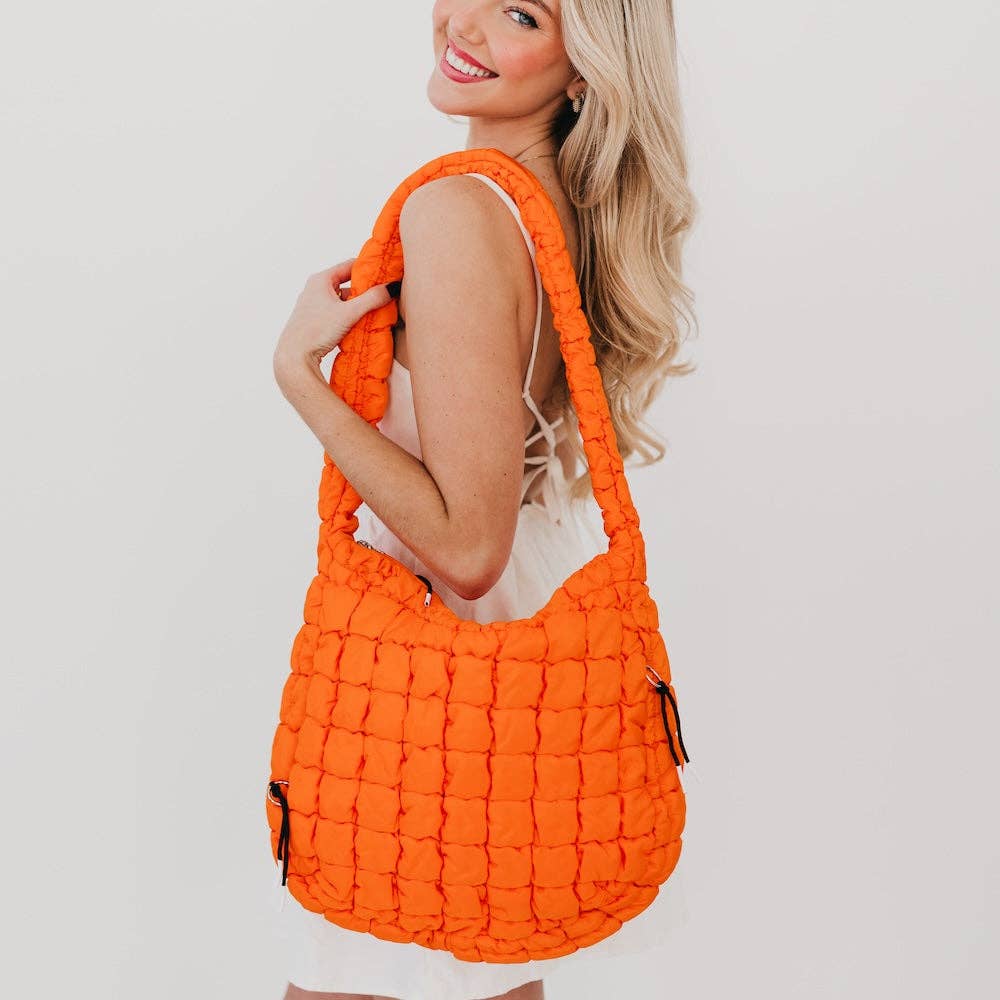 Carmen Quilted Hobo Tote Bag Wholesale