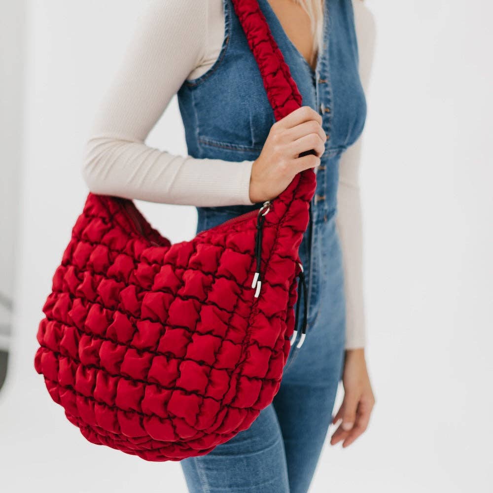 Carmen Quilted Hobo Tote Bag Wholesale
