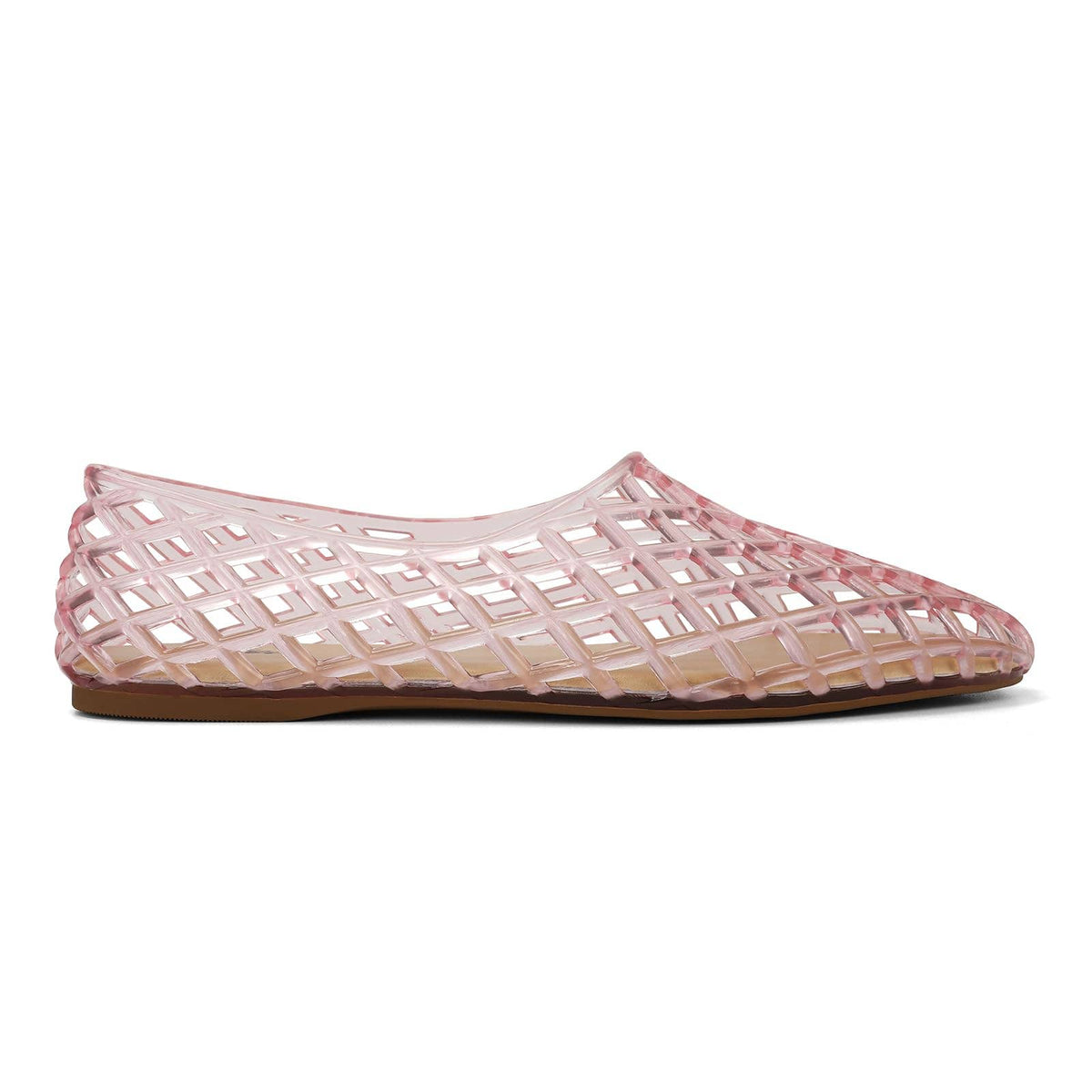 Heva Soft Jelly Mesh Flats Breathable Summer Beach Ballet Sandals