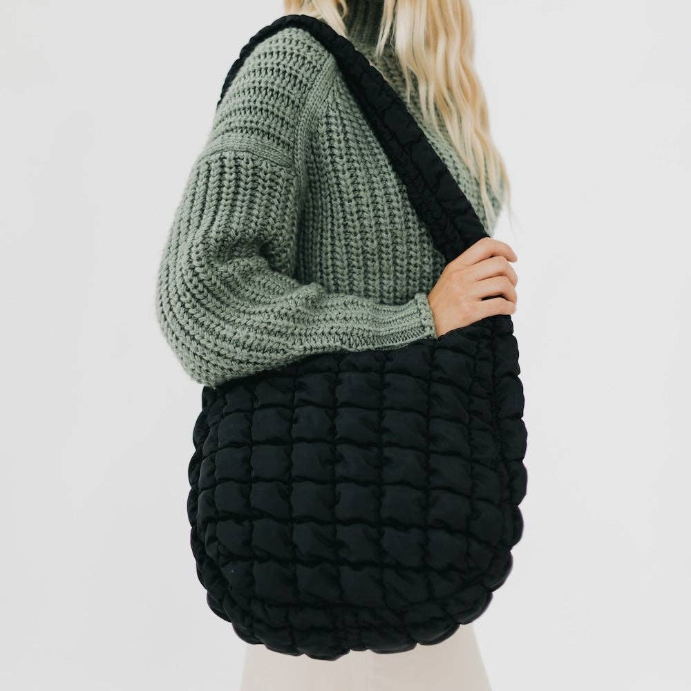 Carmen Quilted Hobo Tote Bag Wholesale
