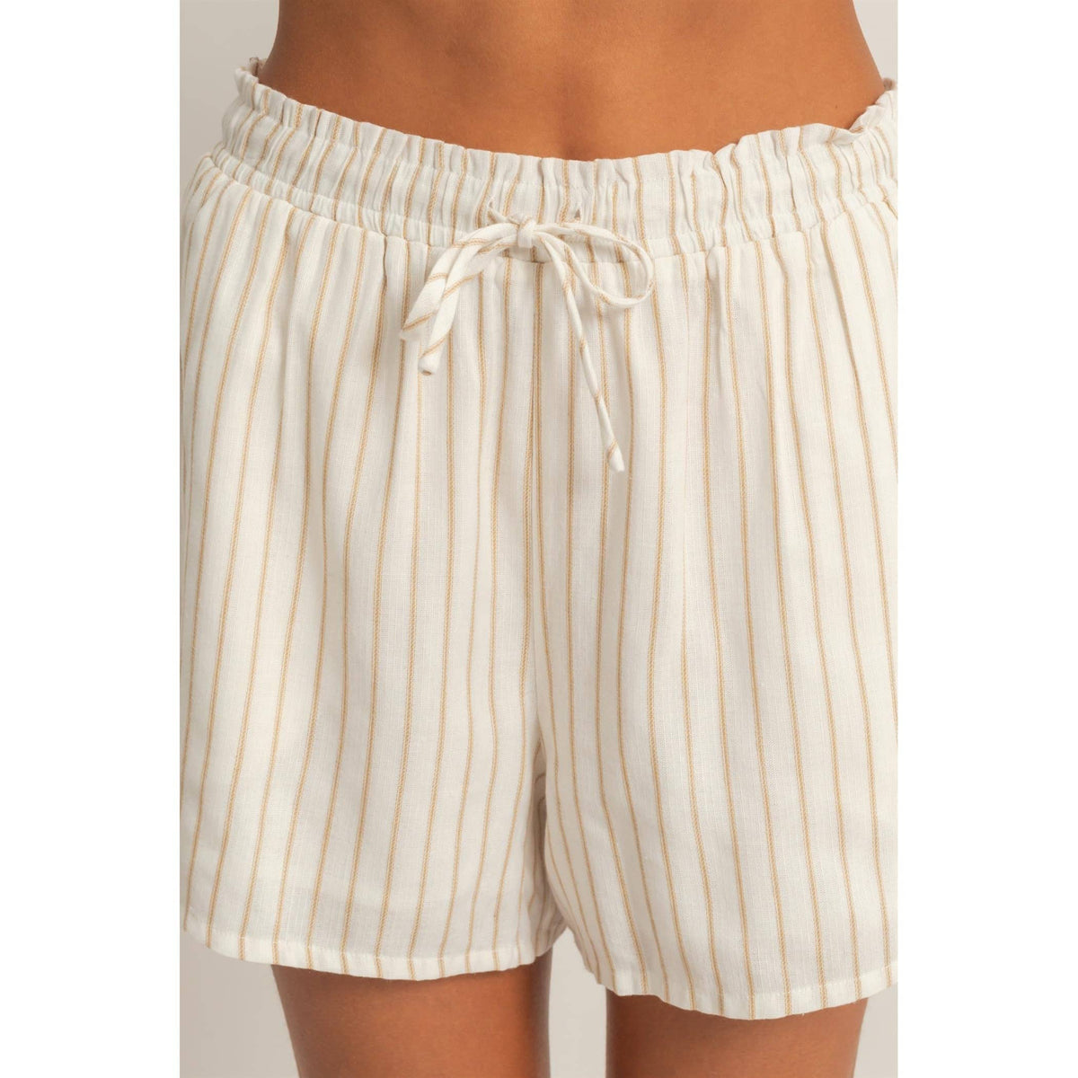 Striped Drawstring Shorts