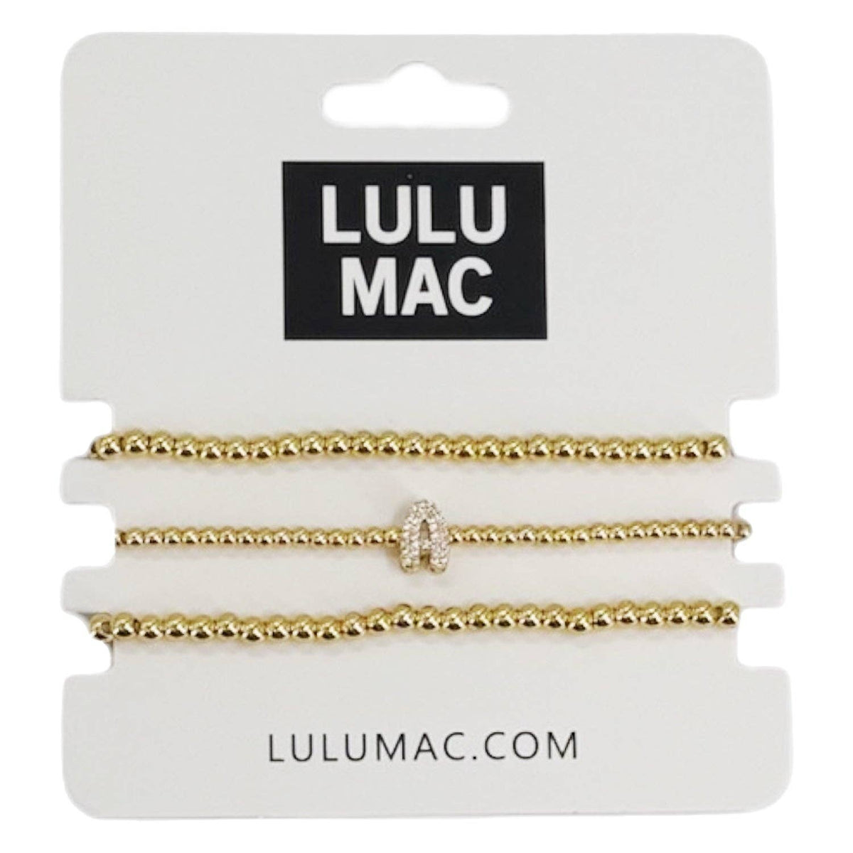BR-INI-GOLD BRACELET