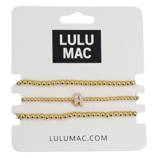 BR-INI-GOLD BRACELET