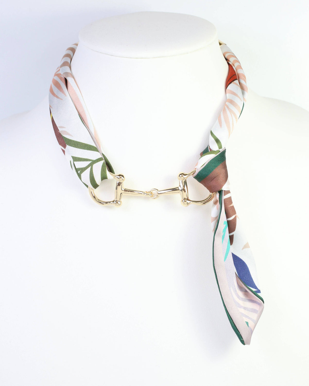 Lana Horsebit Scarf Necklace Multi