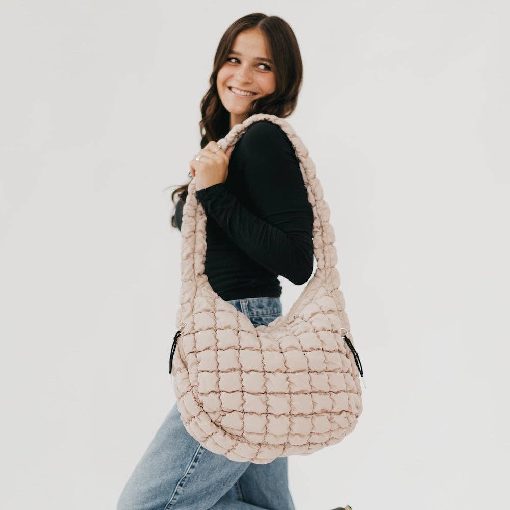 Carmen Quilted Hobo Tote Bag Wholesale