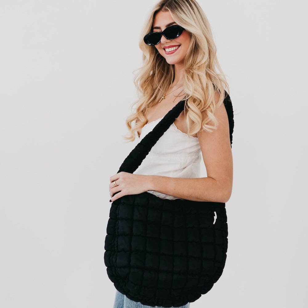Carmen Quilted Hobo Tote Bag Wholesale