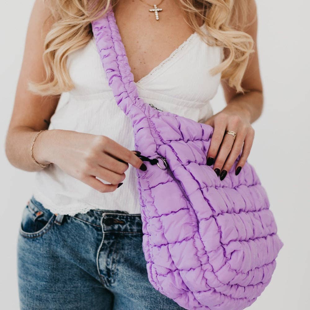 Carmen Quilted Hobo Tote Bag Wholesale