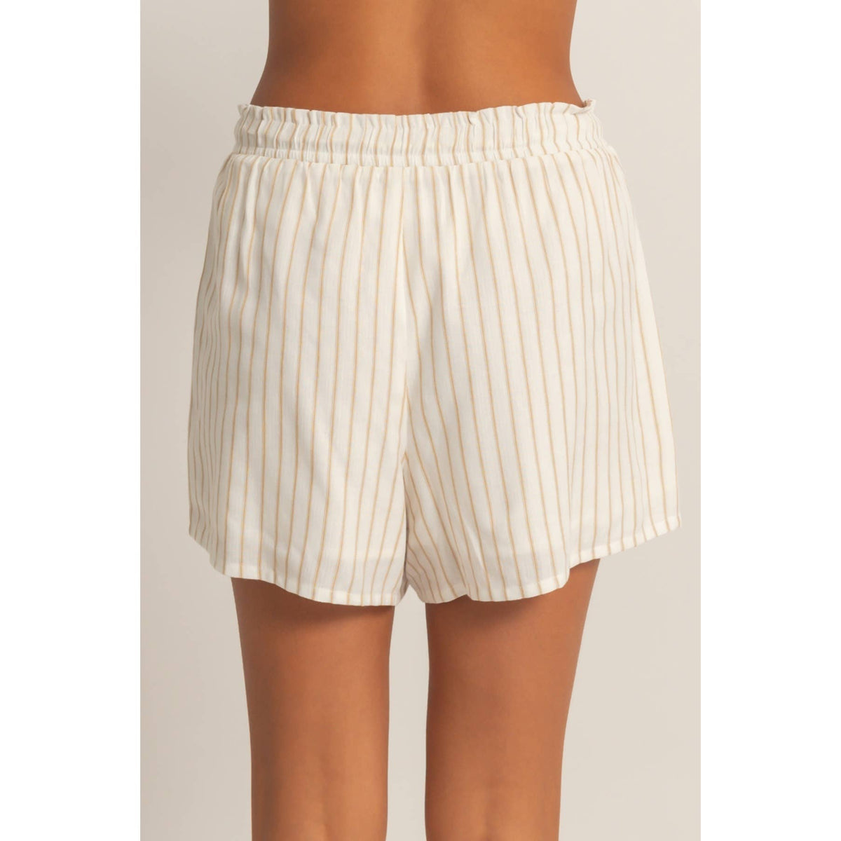 Striped Drawstring Shorts