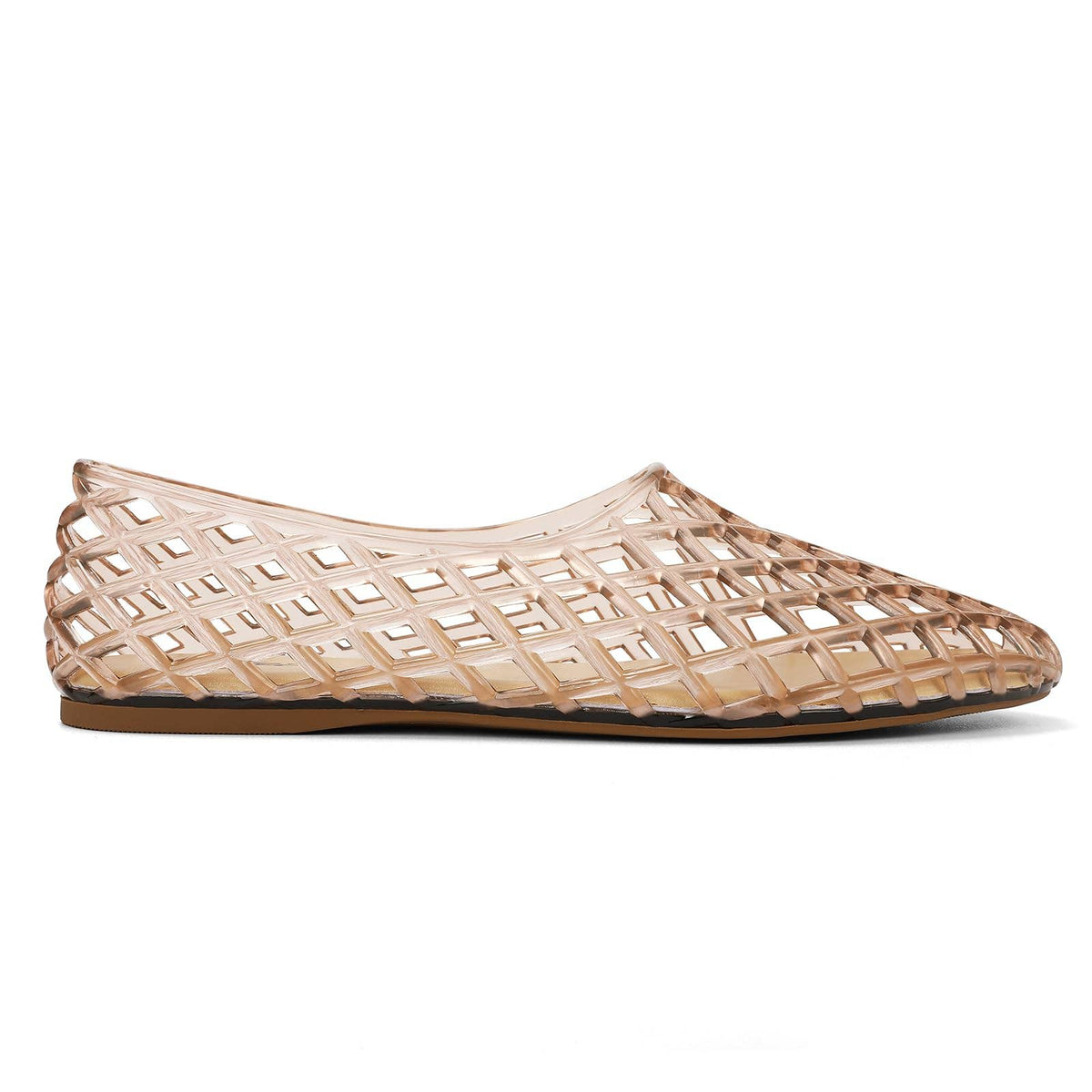 Heva Soft Jelly Mesh Flats Breathable Summer Beach Ballet Sandals