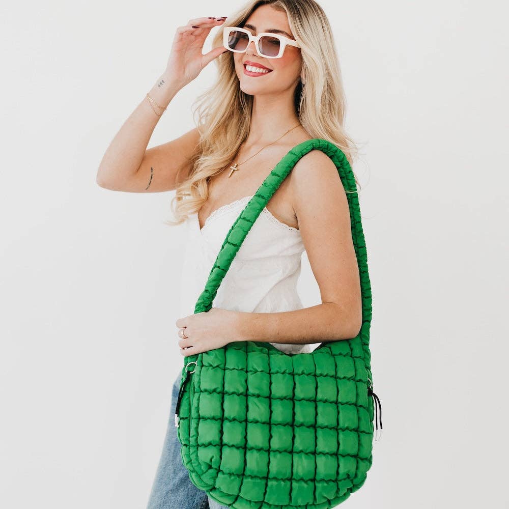 Carmen Quilted Hobo Tote Bag Wholesale