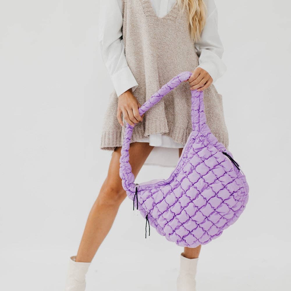 Carmen Quilted Hobo Tote Bag Wholesale