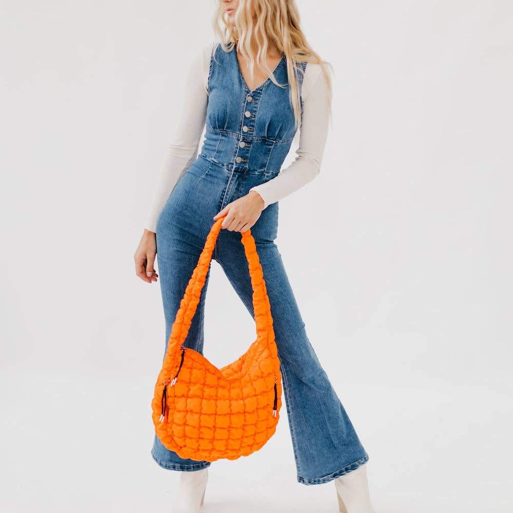 Carmen Quilted Hobo Tote Bag Wholesale