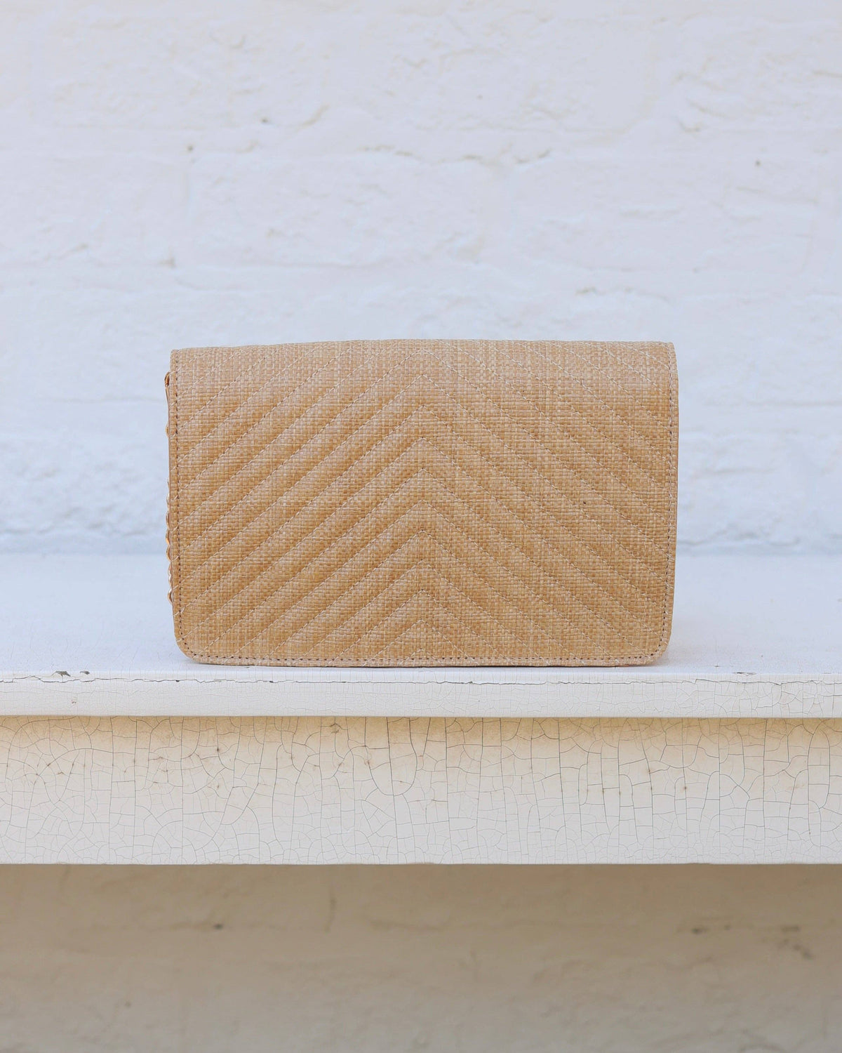 Bryn Clutch/Crossbody Natural VQ