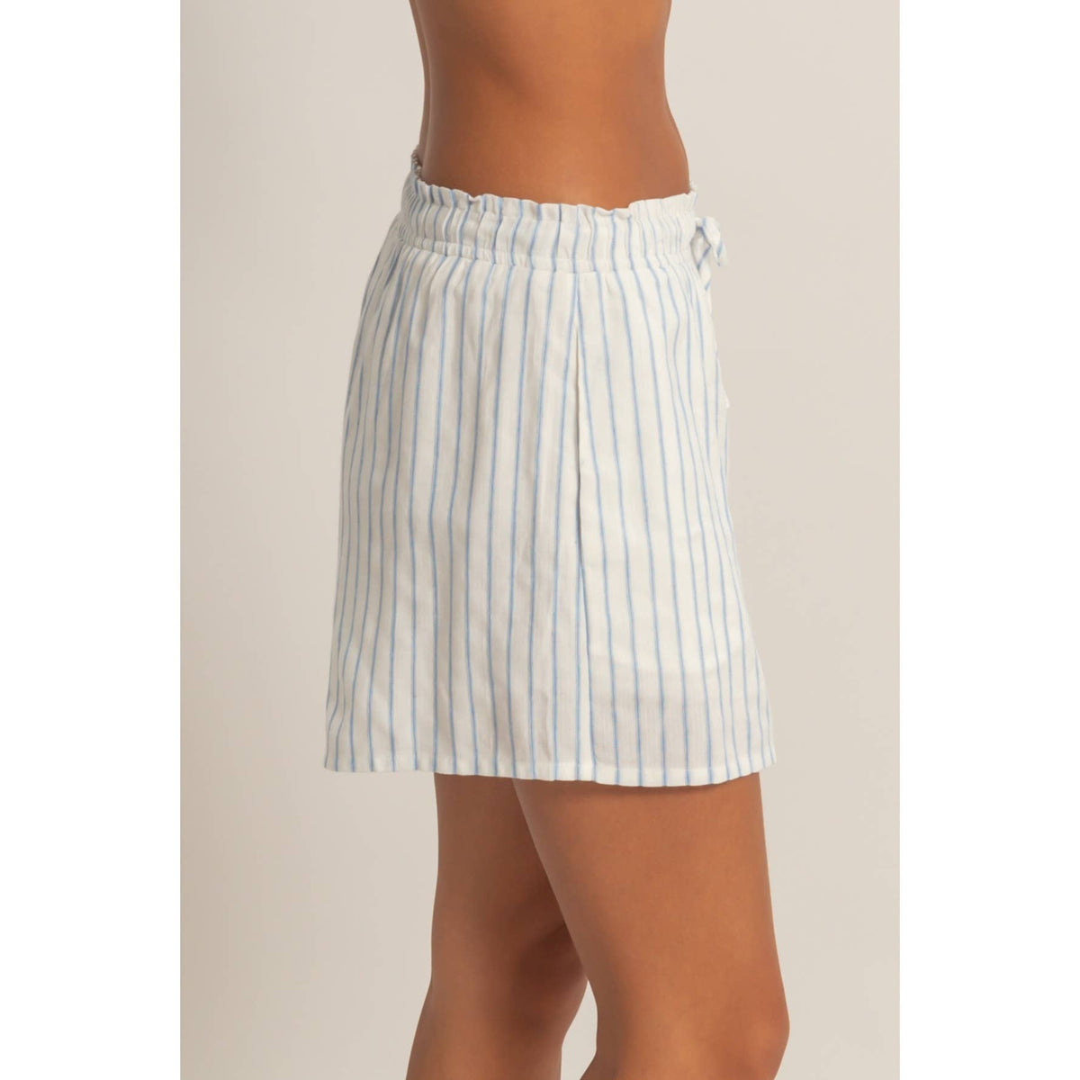 Striped Drawstring Shorts