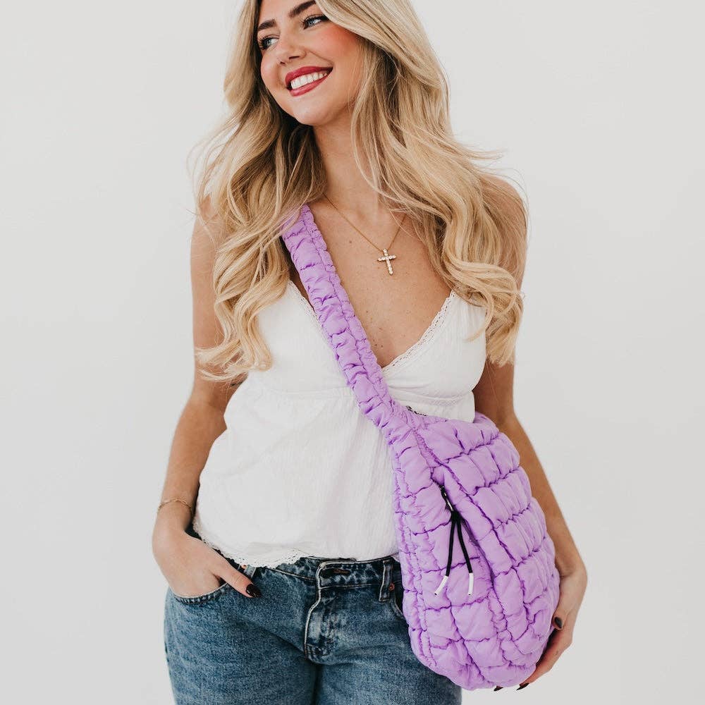 Carmen Quilted Hobo Tote Bag Wholesale